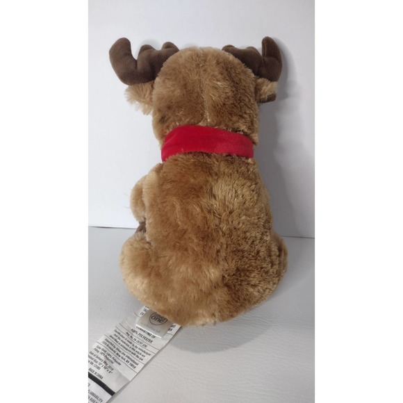 SILVER ONE Christmas Moose Plush Toy 14inch Children 3+ - Picture 3 of 5